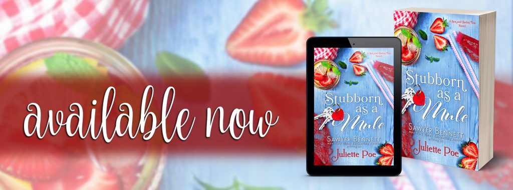 Stubborn as a mule available banner feel the book