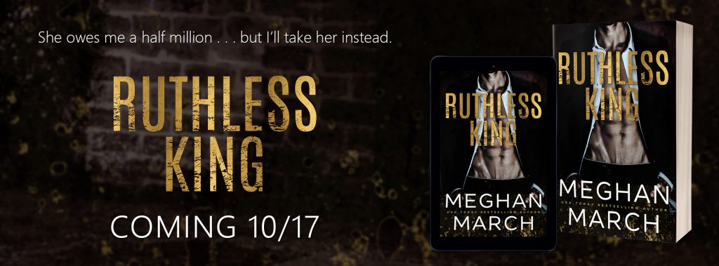 Ruthless King banner cover feel the book