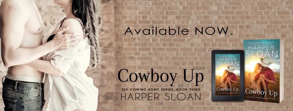 cowboy up Available now banner feel the book