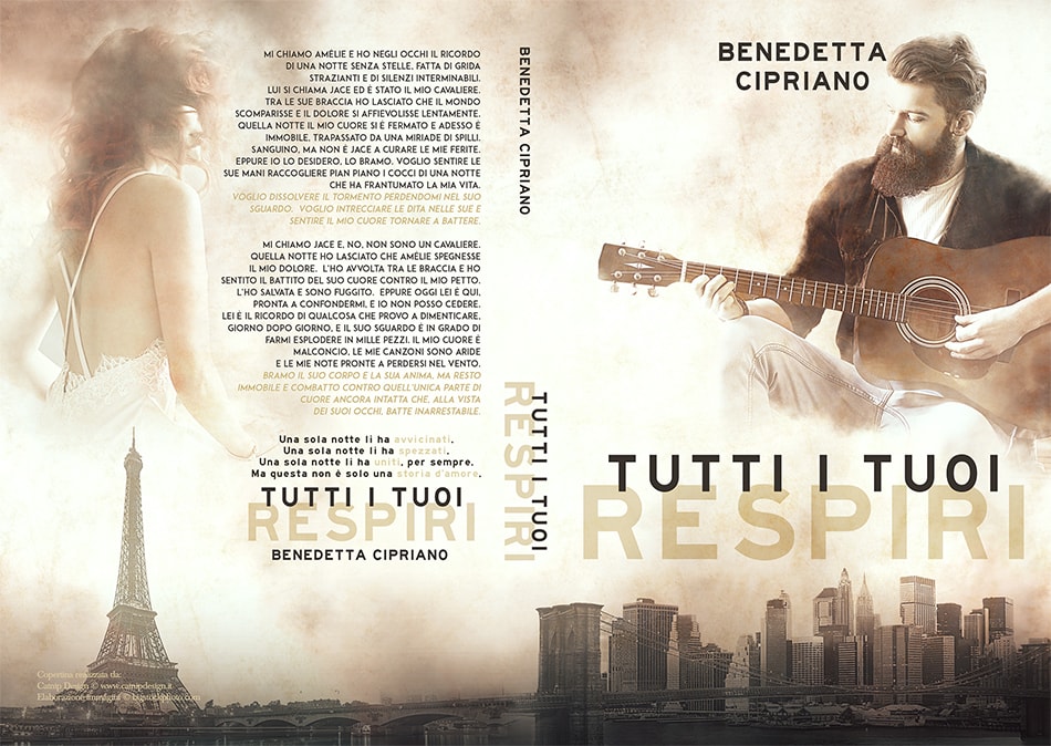 Cover Cartacea Tutti i tuoi respiri - Benedetta Cipriano - feel the book