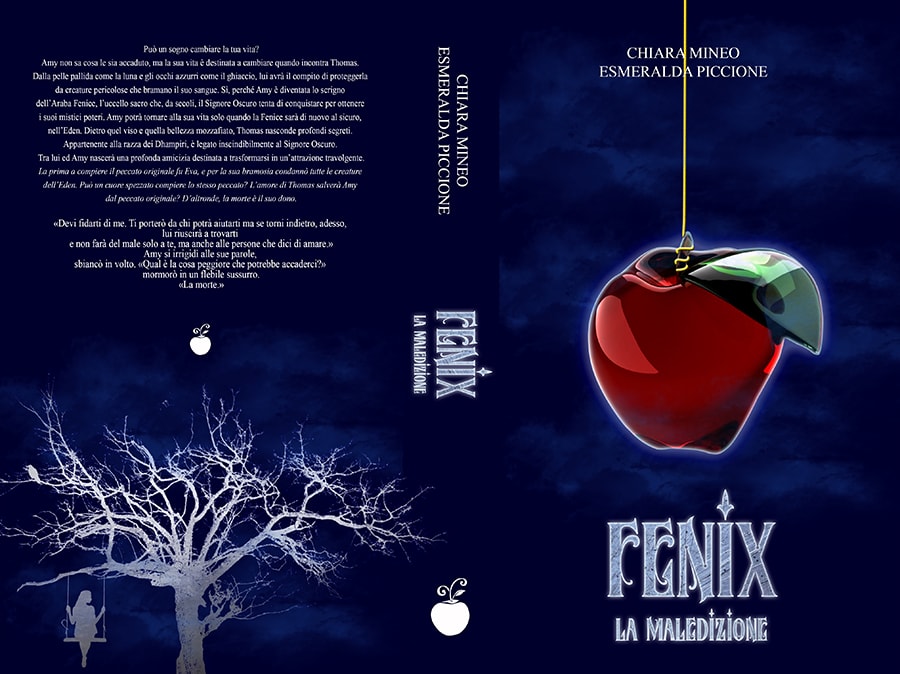 Cover cartaceo - Fenix - la maledizione - chiara mineo - esmeralda piccione - feel the book