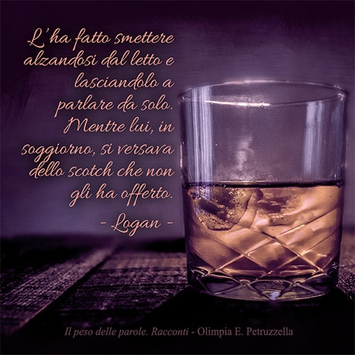 Il peso delle parole - Olimpia Petruzzella -Logan card- feel the book