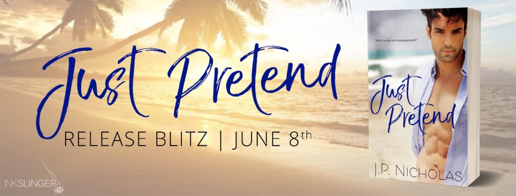 Just Pretend banner release feel the book