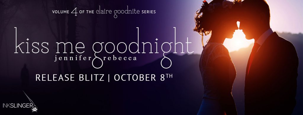 Kiss Me Goodnight release banner feel the book
