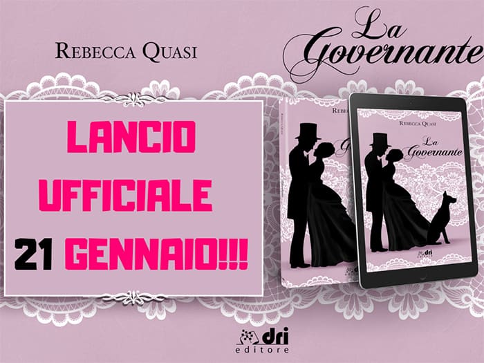 la governante - rebecca quasi - lancio - feel the book