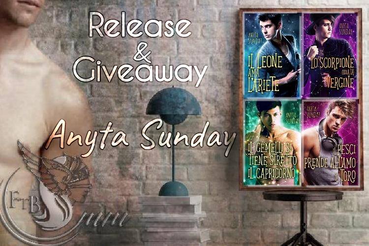 Release & Giveaway – Il Pesci prende all’amo il Toro di Anyta Sunday (4 Signs of Love, Segni d’amore