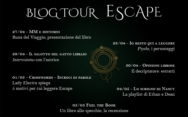 Escape di Corinna Corti blogtour date